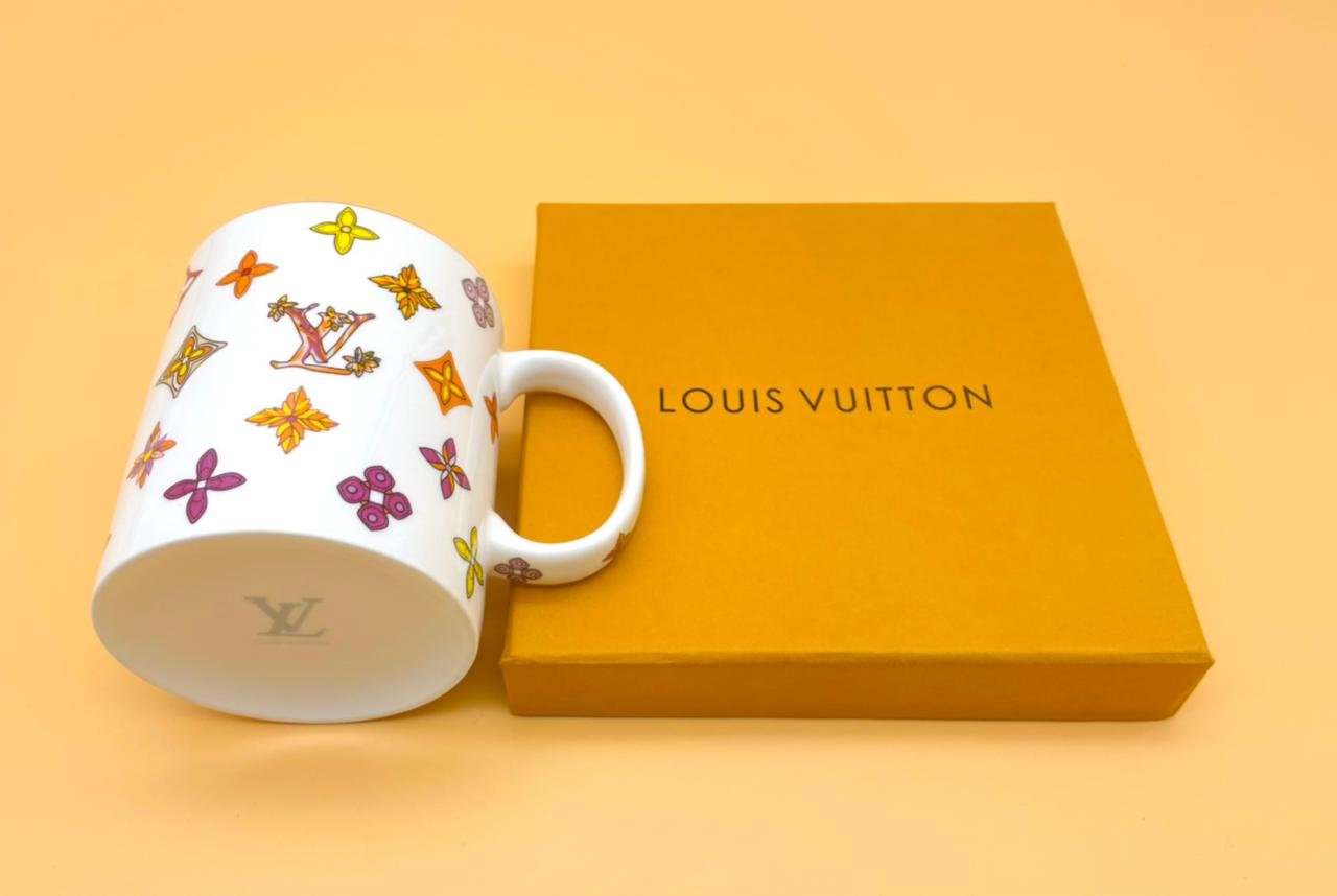 LV mug white  from Louis Vuitton - Louis Vuitton Cups | Buy Online in UAE